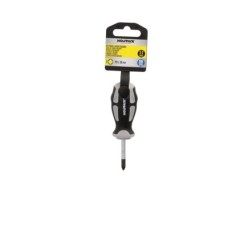 Destornillador Pozidriv Acero S2 Mango TPR Bimaterial, Medida PZ 1 x Ø 5 x 38 mm,  DIN5262,