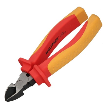 Alicates Corte Diagonal 150 mm, Mangos Aislados Acero Cromo Vanadio Pelacables, Corta Cables, Pelador Cables