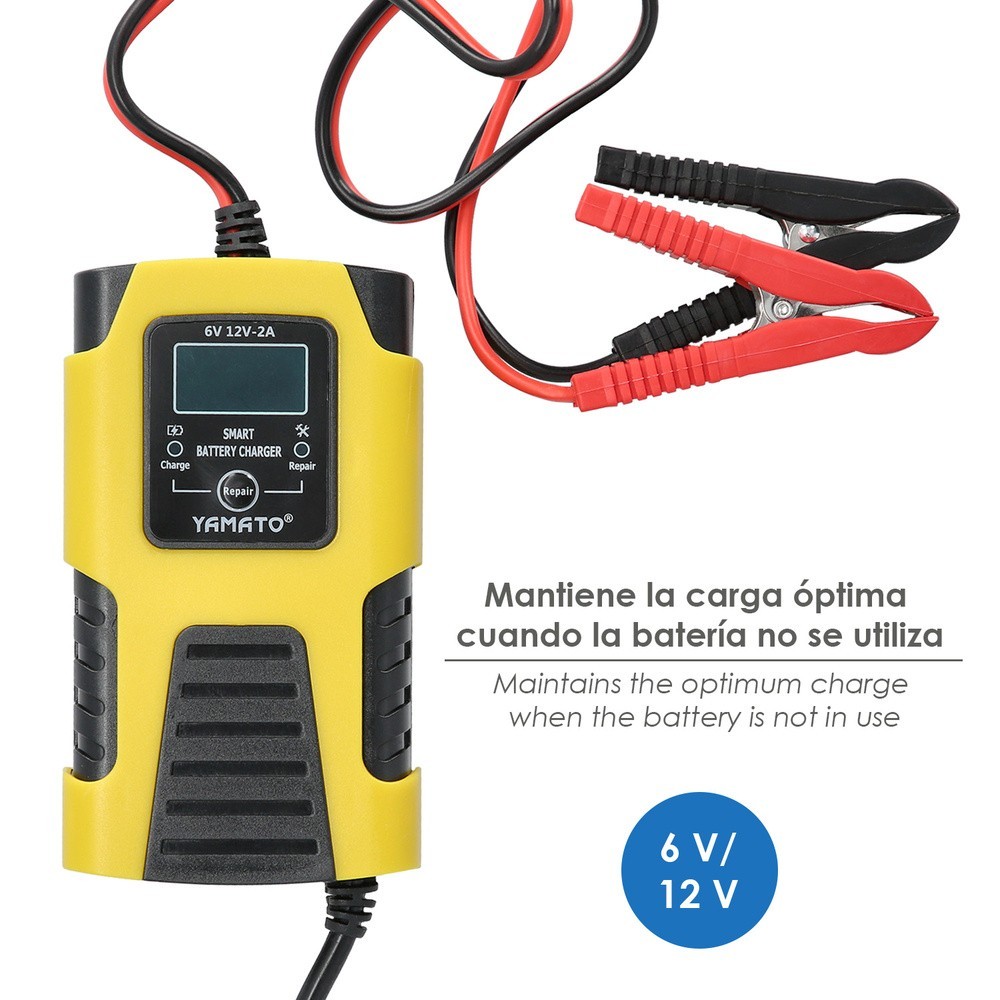 Carga Baterias Con Mantenedor 6V /12 V, Para Baterias de 4 a 40 Ah, al por Mayor | Almacén de Ferretería