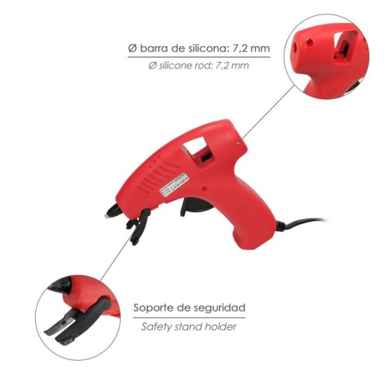 Pistola Termocolante Wolfpack-IDE 20w/ 7,5 mm Pequeña al por Mayor | Almacén de Ferretería