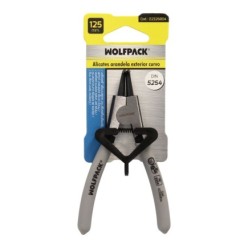 Alicates Arandelas Exteriores Curvo 125 mm, Acero Din 5254, Anillos De Presion, Anillos De Retención, Arandelas Circlips