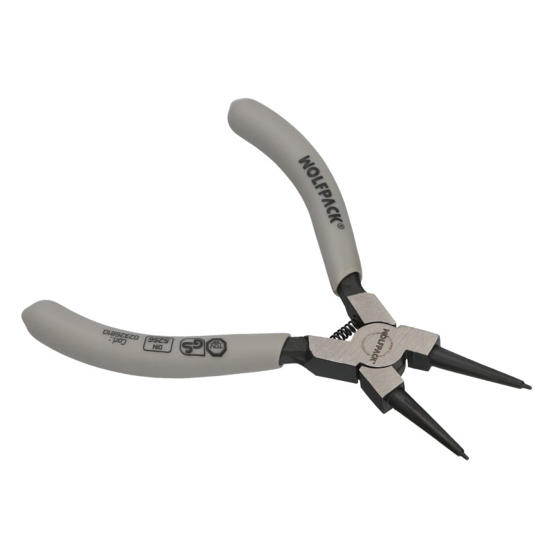 Alicates Arandelas Interiores Recto 125 mm, Acero Din 5256, Anillos De Presion, Anillos De Retención, Arandelas Circlips