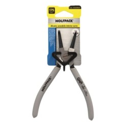 Alicates Arandelas Interiores Curvo 175 mm, Acero Din 5256, Anillos De Presion, Anillos De Retención, Arandelas Circlips