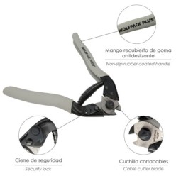 Cortacables 190 mm, Acero Corta Cables, Pelador Cables, Cortador De Cables,