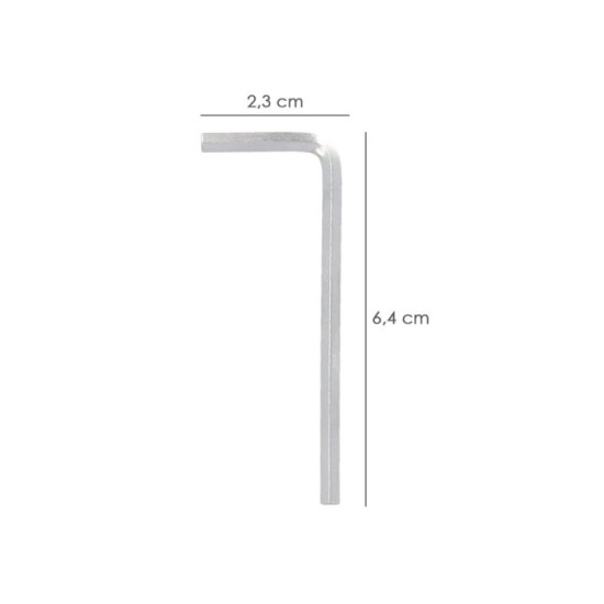 Llave Allen Standar Acero Cromo Vanadio Profesional 3,5 mm, Llave Hexagonal, Llave Allen Taller Mecanica, Llave Allen Bricolaje 