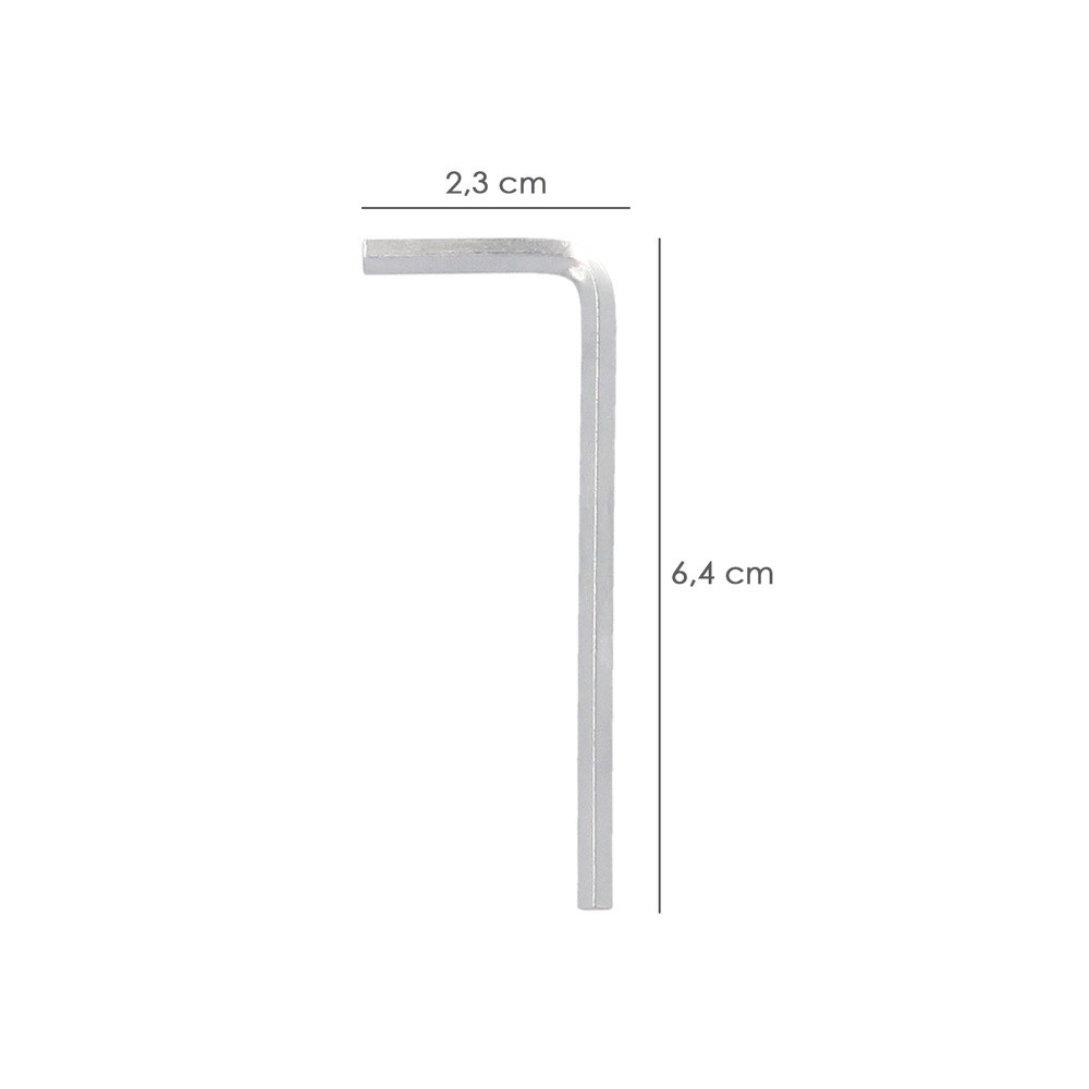 Llave Allen Standar Acero Cromo Vanadio Profesional 3,5 mm, Llave Hexagonal, Llave Allen Taller Mecanica, Llave Allen Bricolaje 