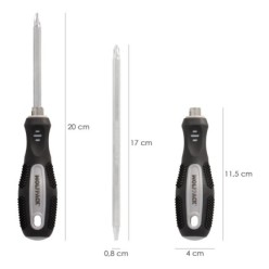 Destornillador Intercambiable 6x150 mm,