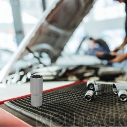 Llave Vaso 1/2" Hexagonal Larga 24 mm, Perfil de 6 caras, Acero Cromo Vanadio, Aristas Redondas