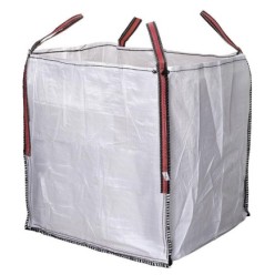 Saco Obra Big Bag Rafia 90x90x90cm, Carga Máxima Seg, 1,000 Kg,