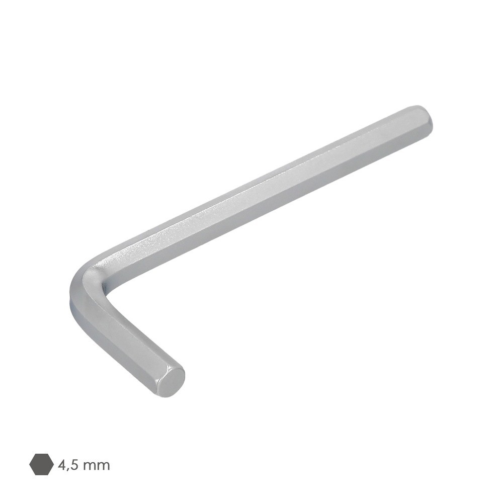 Llave Allen Standar Acero Cromo Vanadio Profesional 4,5 mm, Llave Hexagonal, Llave Allen Taller Mecanica, Llave Allen Bricolaje 