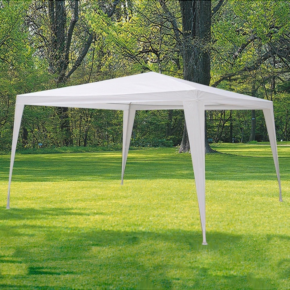 Pergola Desmontable Blanca, 3x3 metros al por Mayor | Almacén de Ferretería