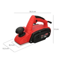 Cepilladora Electrica 710 Watt, Ancho Corte 82 mm, Profundidad 2 mm, Base Aluminio / Acero Cepillo Electrico Madera Carpintero