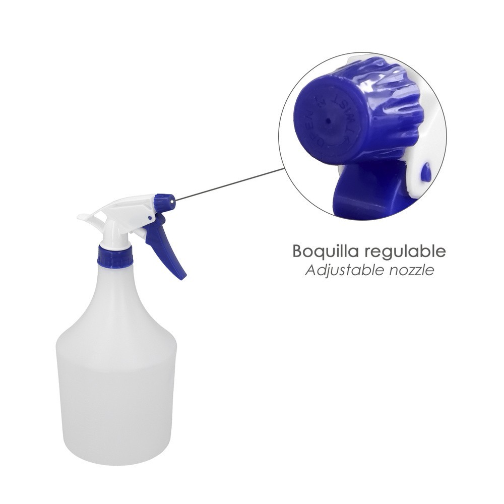 Pulverizador Doméstico 1 Litro, Spray Pulverizador Boquilla Ajustable, Botella Spray Liquidos, Pulverizador Jardin, al por Mayor