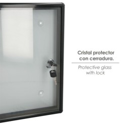 Tablon Anuncios Magnetico  48x35x5 cm,