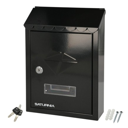 Buzon Exterior Residence 205 x 300 x 70 mm, Negro