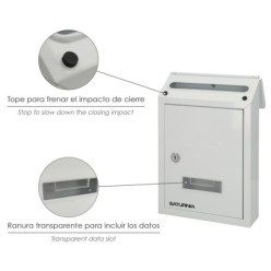 Buzon Exterior 205 x 300 x 70 mm, Blanco