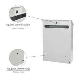 Buzon Exterior 205 x 300 x 70 mm, Blanco