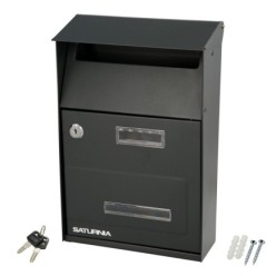 Buzon Exterior Country Gris Oscuro 215 x 320 x 105 mm,