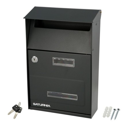 Buzon Exterior Country Gris Oscuro 215 x 320 x 105 mm,