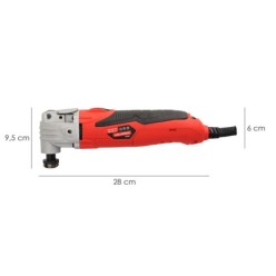 Herramienta Multifuncion Oscilante 300 Watt, Con Accesorios 23,000 R,P,M, Variador Velocidad, Cambio Rapido Hoja, Cortar, Lijar