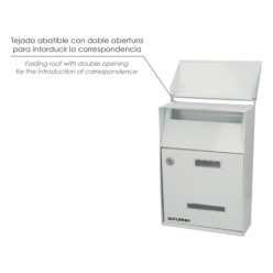 Buzon Exterior Country Blanco 215 x 320 x 105 mm,