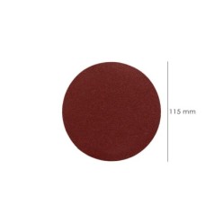 Lija Recambio Velcro Amoladora Ø 115 mm, grano 180 (10 Piezas)