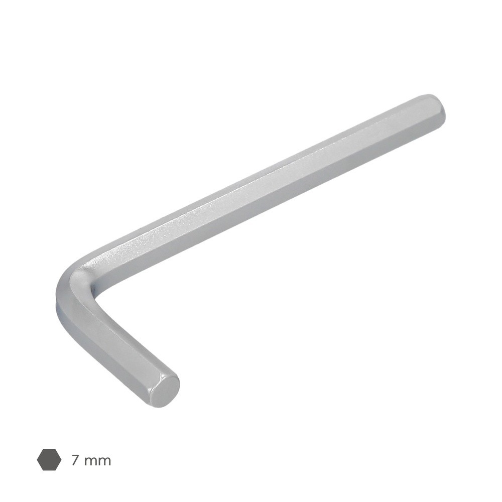 Llave Allen Standar Acero Cromo Vanadio Profesional 7,0 mm, Llave Hexagonal, Llave Allen Taller Mecanica, Llave Allen Bricolaje 