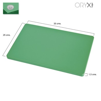 Tabla Cortar Polietileno 35x25x1,5 cm,  Color Verde