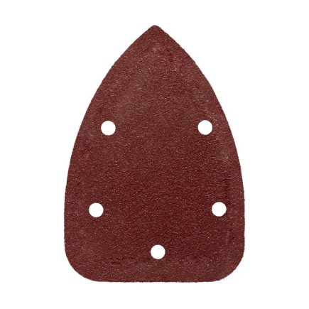 Lija Recambio Velcro Delta  140x100 mm, Con Agujeros Grano  80 (10 Piezas)