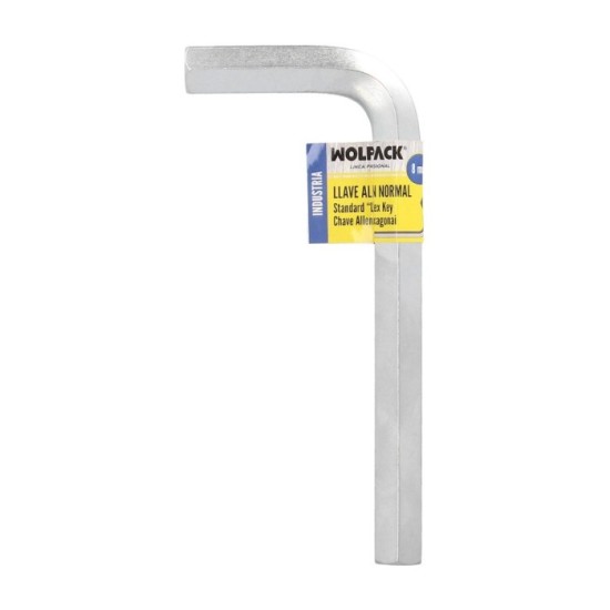 Llave Allen Standar Acero Cromo Vanadio Profesional 8,0 mm, Llave Hexagonal, Llave Allen Taller Mecanica, Llave Allen Bricolaje 
