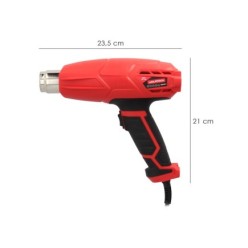 Pistola Aire Caliente 2000 Watt, 2 Potencias Con  Accesorios, Decapador, Pistola Decapar Aire Caliente