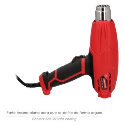 Pistola Aire Caliente 2000 Watt, 2 Potencias Con  Accesorios, Decapador, Pistola Decapar Aire Caliente