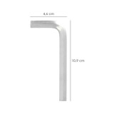 Llave Allen Standar Acero Cromo Vanadio Profesional 9,0 mm, Llave Hexagonal, Llave Allen Taller Mecanica, Llave Allen Bricolaje 