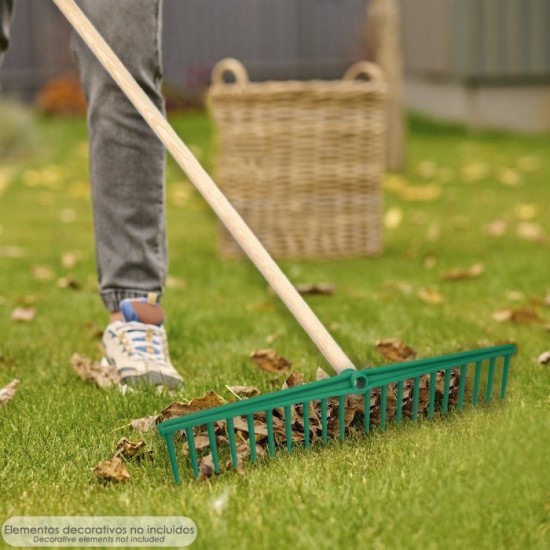 Rastrillo Polipropileno 20 Puas Profesional 63 cm, Rastrillo Jardin, Rastrillo Aceituna, Rastrillo Hojas, Cepillo Hojas Jardin, 
