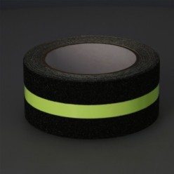 Cinta Antideslizante Fluorescente 50 mm x 5 metros, Uso Doméstico,