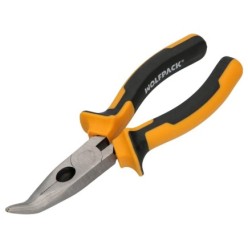 Alicates Boca Curva 150 mm, Acero DIN 5745 Alicates Punta Curva, Alicates Boca Curva Larga,