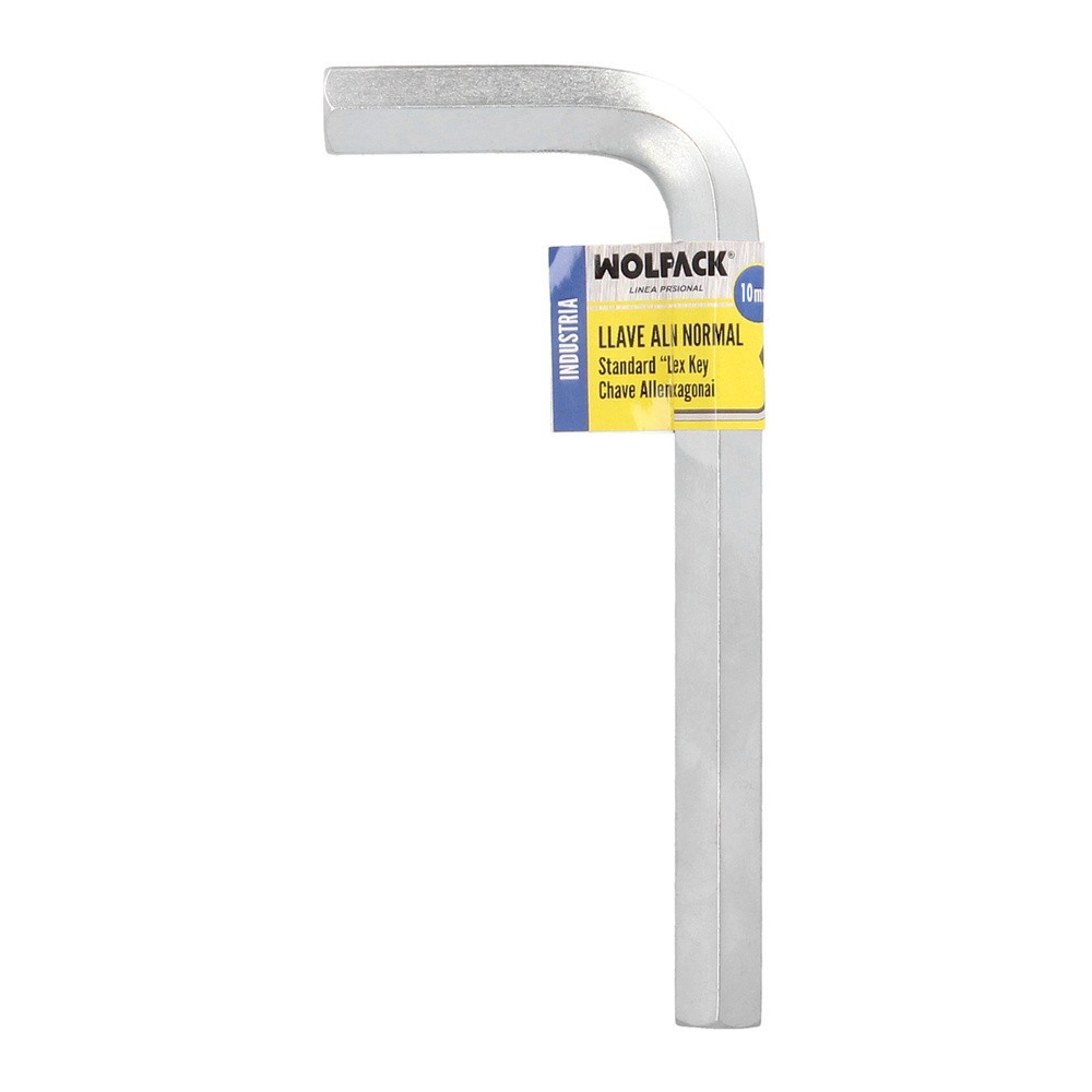 Llave Allen Standar Acero Cromo Vanadio Profesional 10,0 mm, Llave Hexagonal, Llave Allen Taller Mecanica, Llave Allen Bricolaje