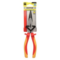 Alicates Boca Recta 200 mm, Mangos Aislados Acero Cromo Vanadio Pelacables, Corta Cables, Pelador Cables