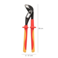 Tenazas Apertura Multiple 240 mm, Mangos Aislados Acero Cromo Vanadio, Tenazas Electricista, Tenazas Abertura Multiple