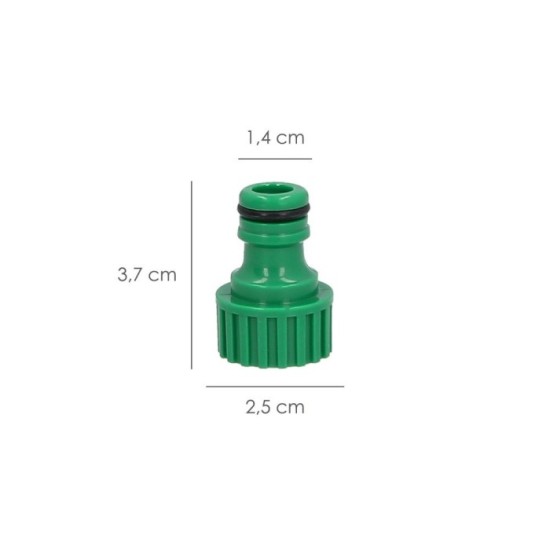 Adaptador Manguera Plastico 1/2 Hembra  Blister al por Mayor | Almacén de Ferretería