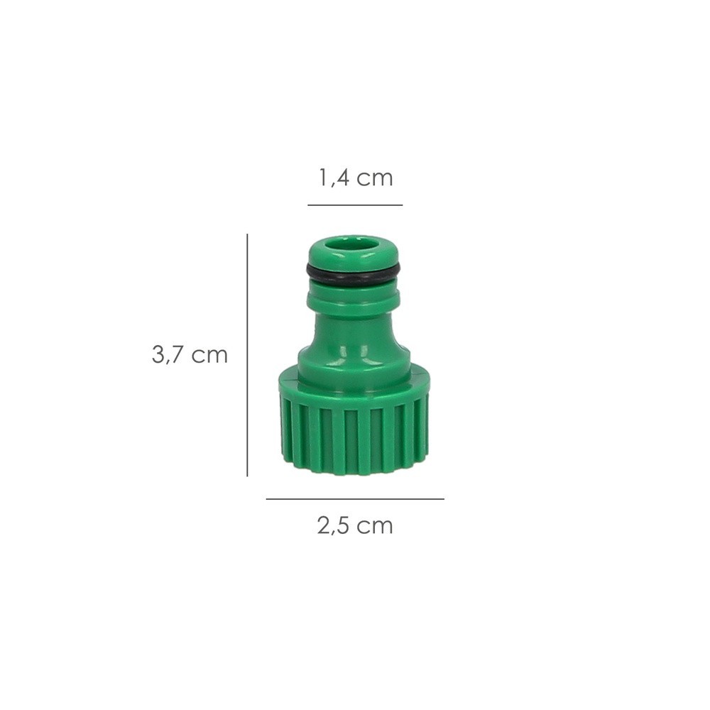 Adaptador Manguera Plastico 1/2 Hembra  Blister al por Mayor | Almacén de Ferretería