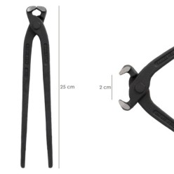 Tenazas Rusas Cromo Vanadio DIN / ISO 9242    10" Tenazas Ferralla, Carpinteria, Construccion