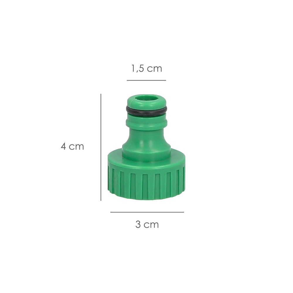 Adaptador Manguera Plastico 3/4 hembra  Blister al por Mayor | Almacén de Ferretería