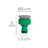 Adaptador Manguera Plastico 3/4 - 1/2" Hembra Granel al por Mayor | Almacén de Ferretería
