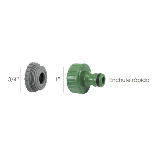 Adaptador Manguera Plástico 3/4 - 1" Hembra   Granel al por Mayor | Almacén de Ferretería