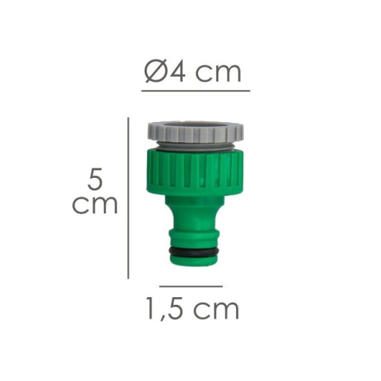 Adaptador Manguera Plastico 3/4-1/2" Hemba Blister al por Mayor | Almacén de Ferretería