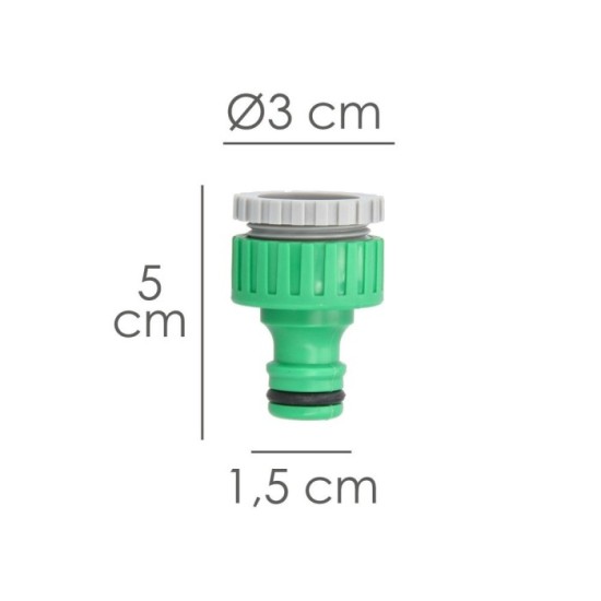 Adaptador Manguera Plastico 3/4-1/2" Hemba Blister al por Mayor | Almacén de Ferretería