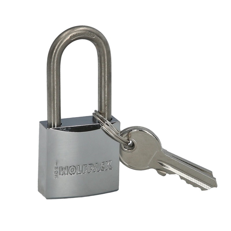 Candado Inoxidable Arco Largo 30mm,
