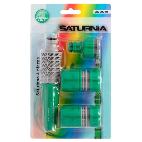 Set Riego Plastico4 Piezas Saturnia al por Mayor | Almacén de Ferretería