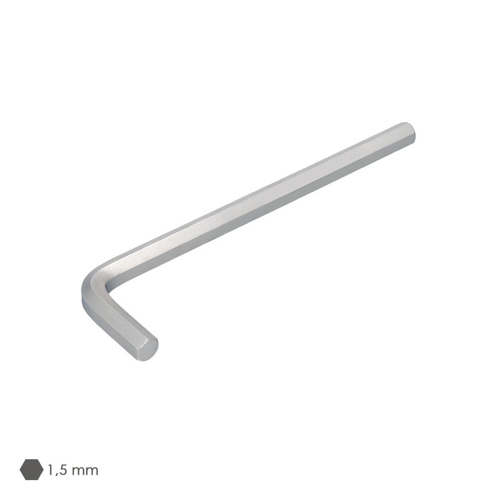 Llave Allen Larga Acero Cromo Vanadio Profesional 1,5 mm, Llave Hexagonal, Llave Allen Taller Mecanica, Llave Allen Bricolaje al